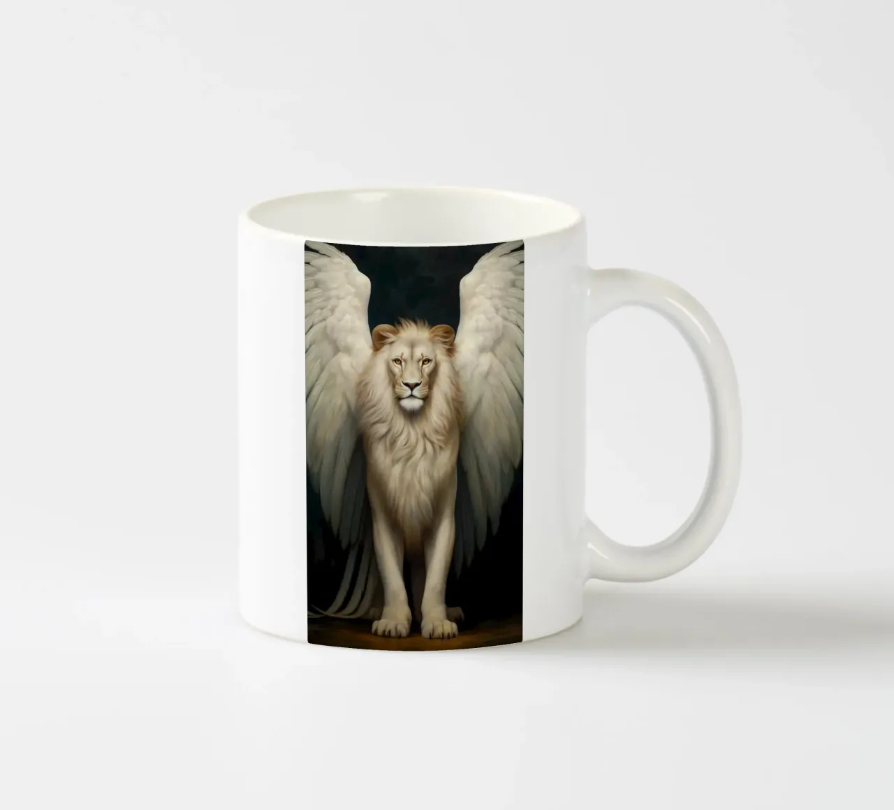Strength ceramic mug by christephania