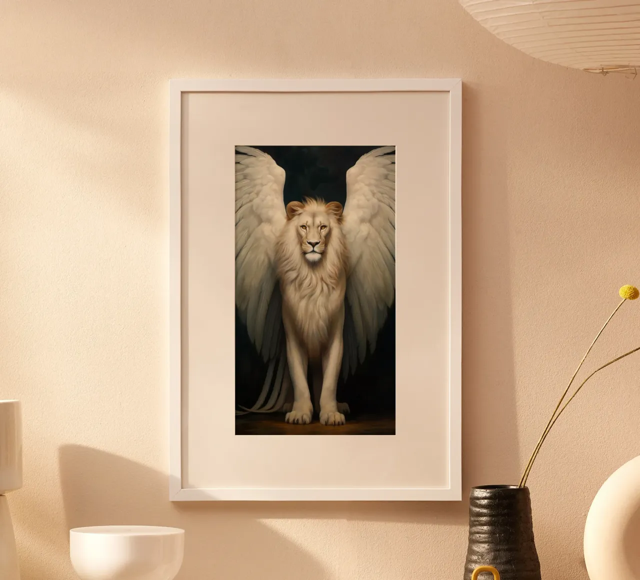 Strength poster con telaio in alluminio da christephania