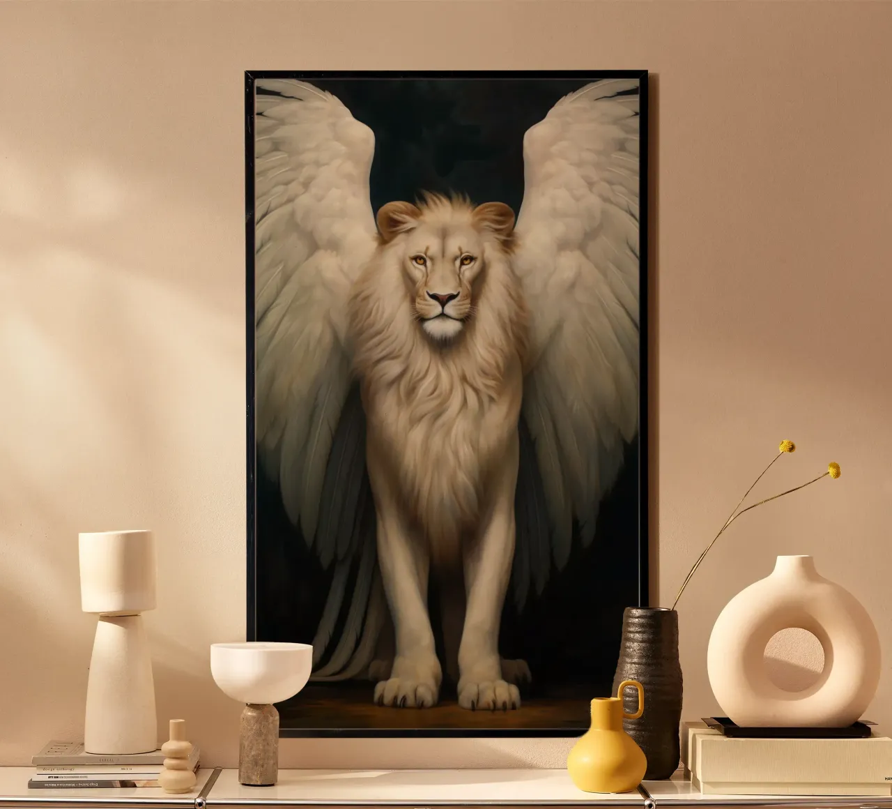 Strength poster con telaio in alluminio da christephania