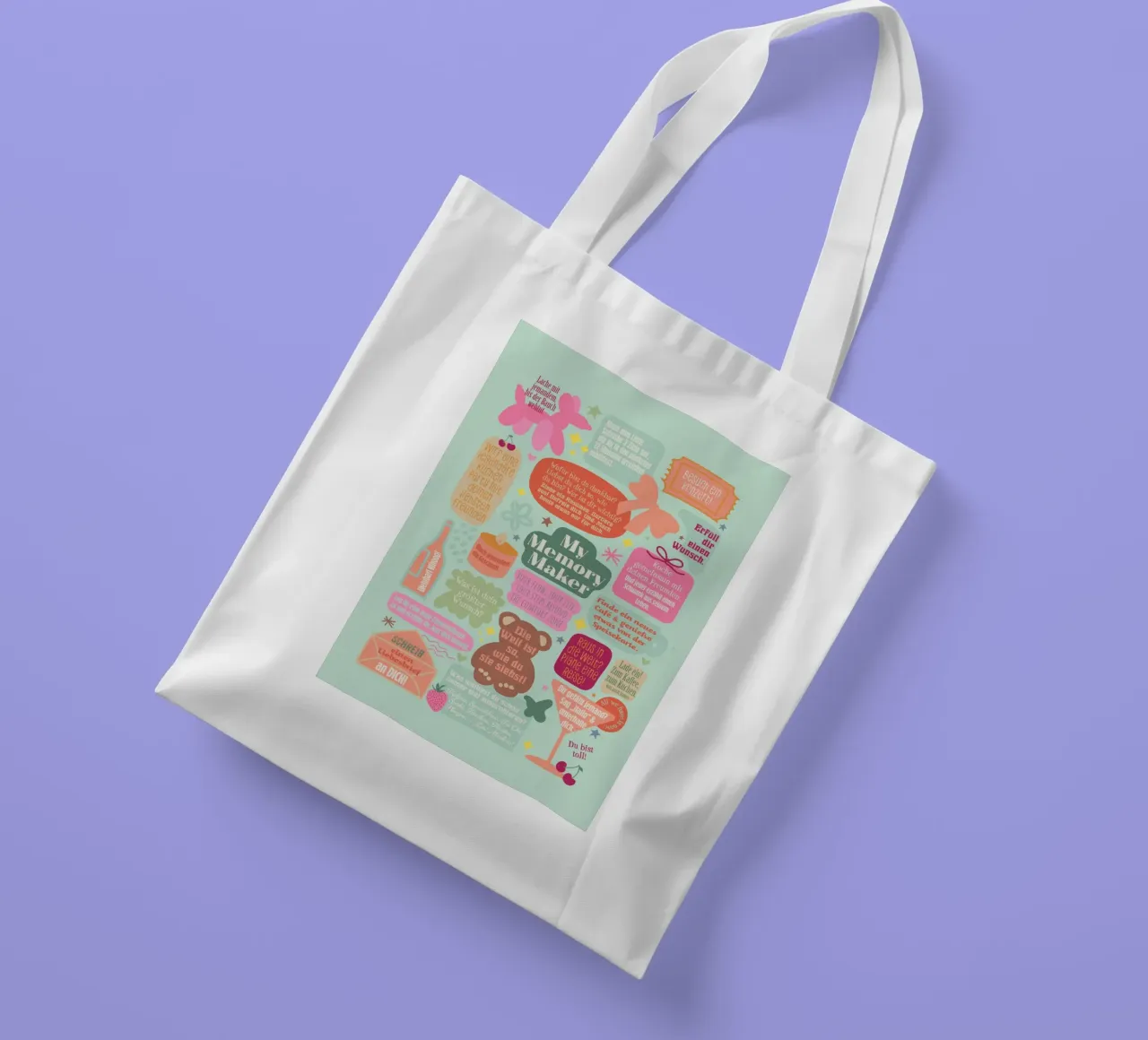 My Memory Maker borsa in juta da Fraysein Design
