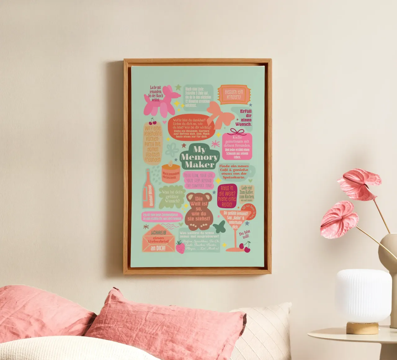 My Memory Maker canvas with Floater frame by Fraysein Design