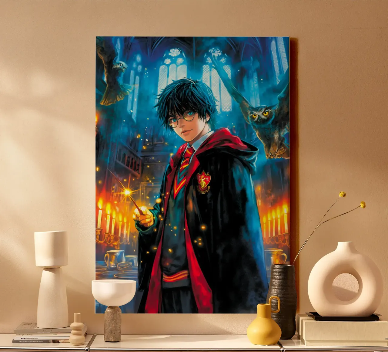 Harry Potter tela con Cornice a cassetta da Fleur de Lys
