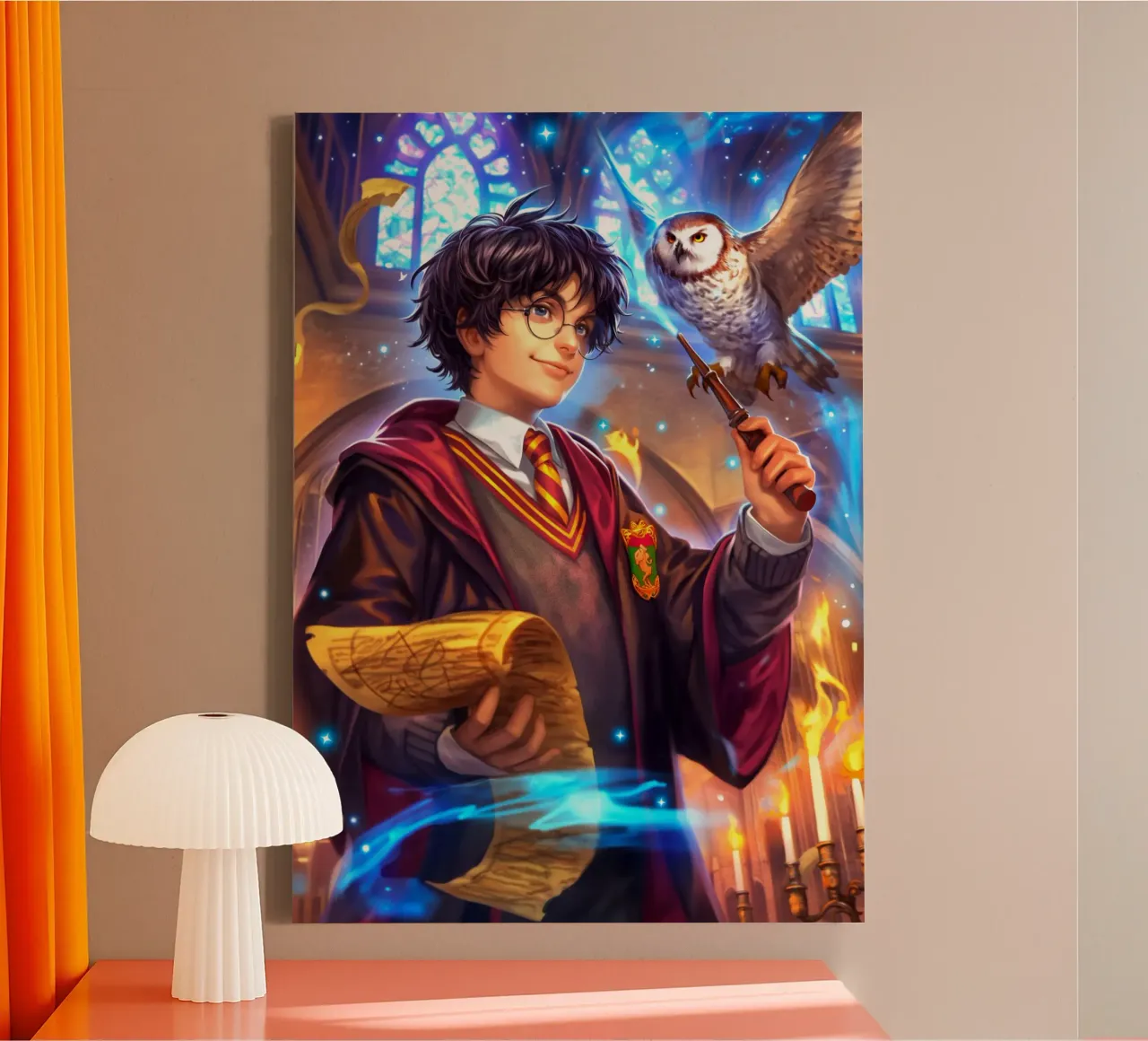 Harry Potter tela con Cornice a cassetta da Fleur de Lys