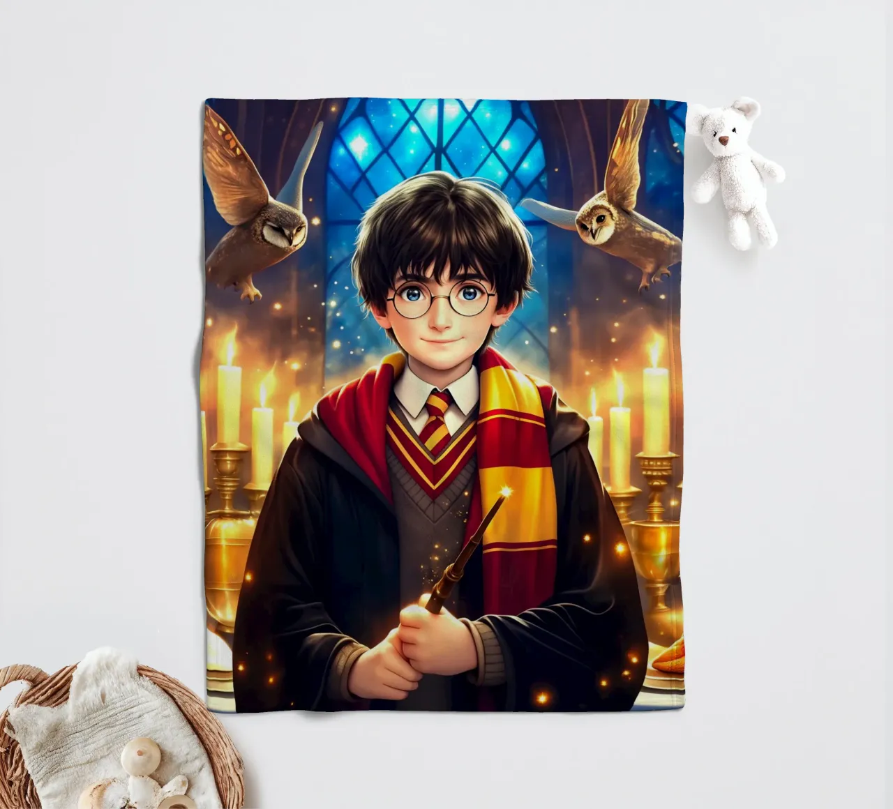 Harry Potter coperta in pile da Fleur de Lys