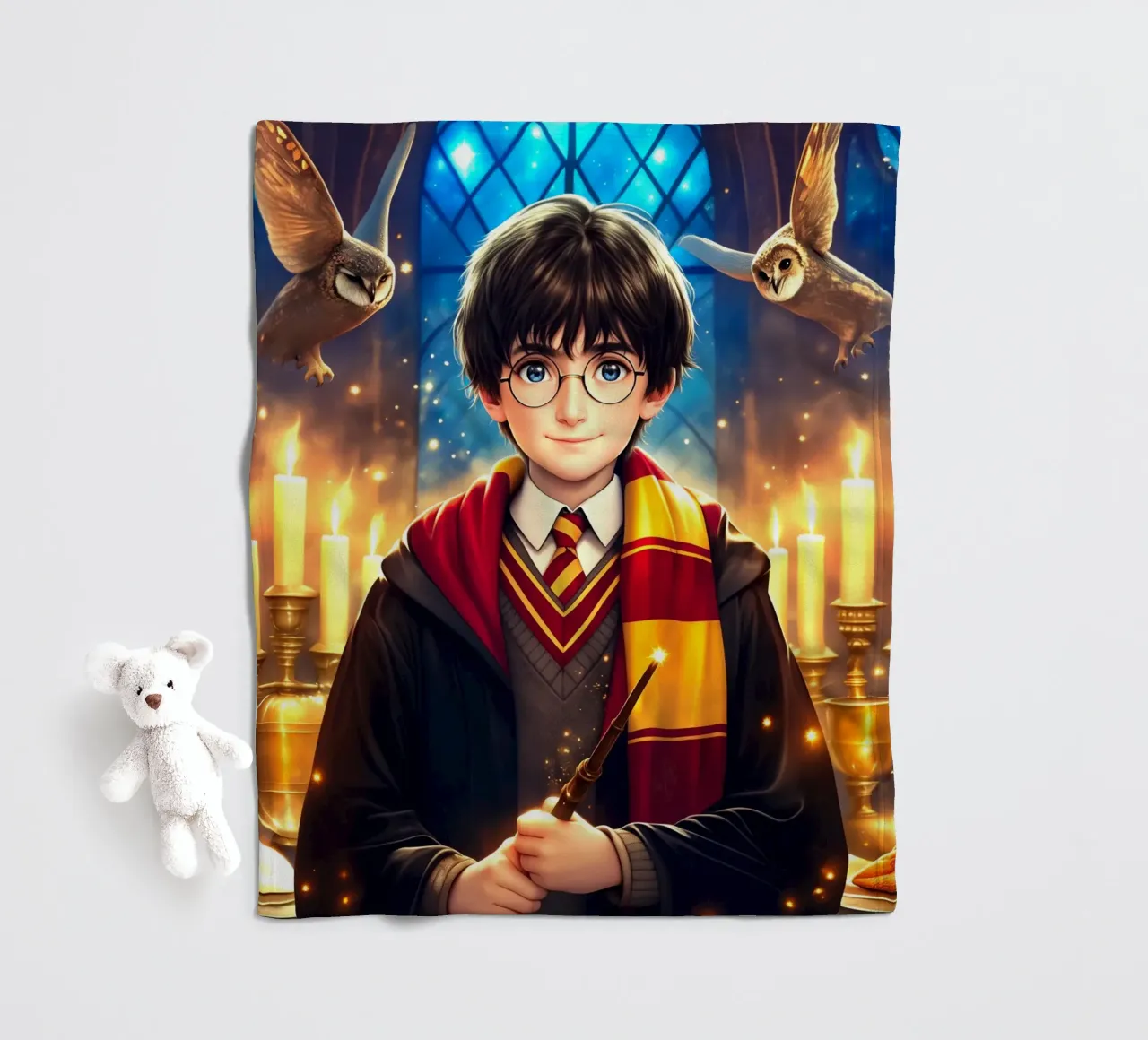 Harry Potter coperta in pile da Fleur de Lys