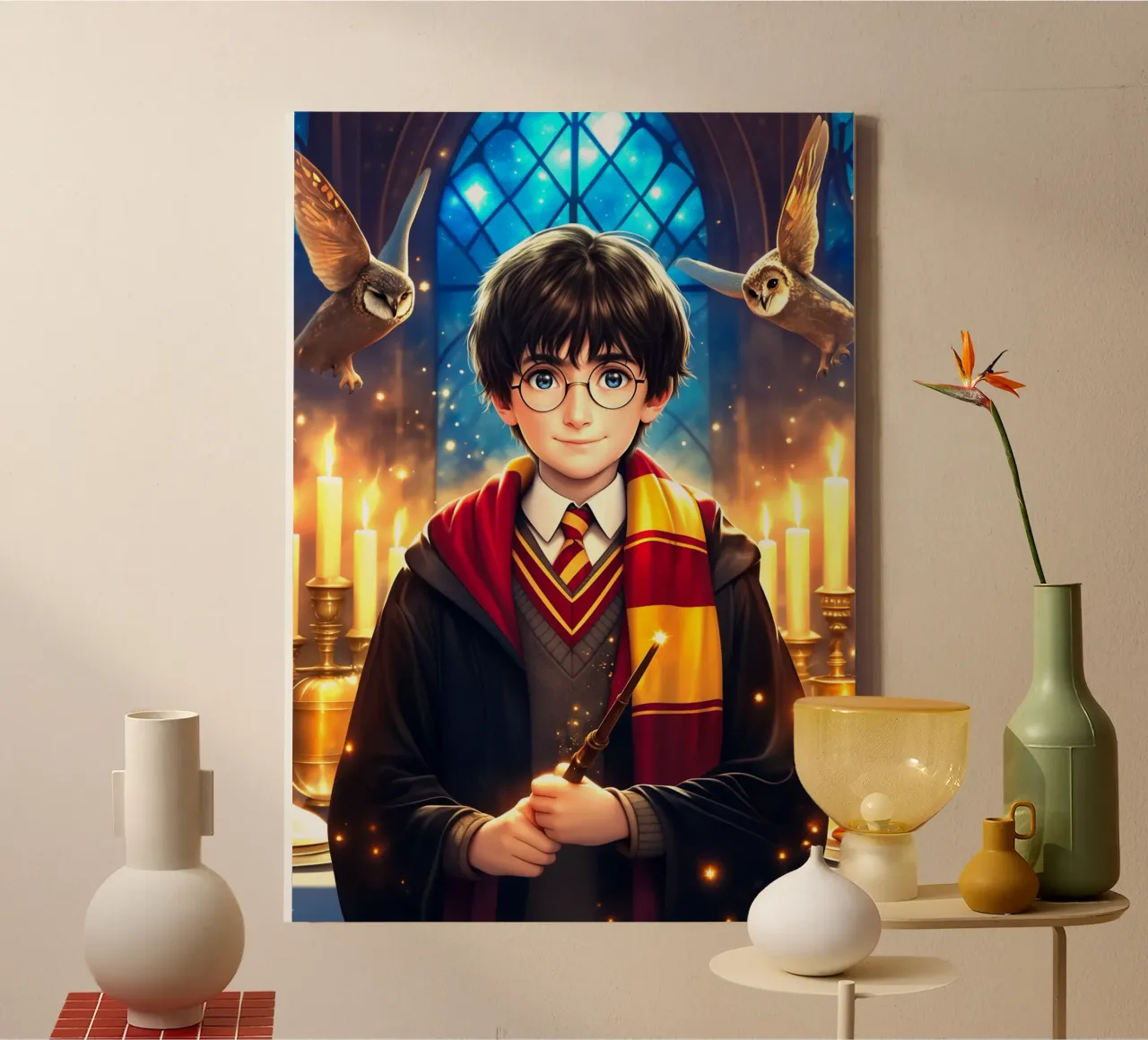 Harry Potter tela con Cornice a cassetta da Fleur de Lys