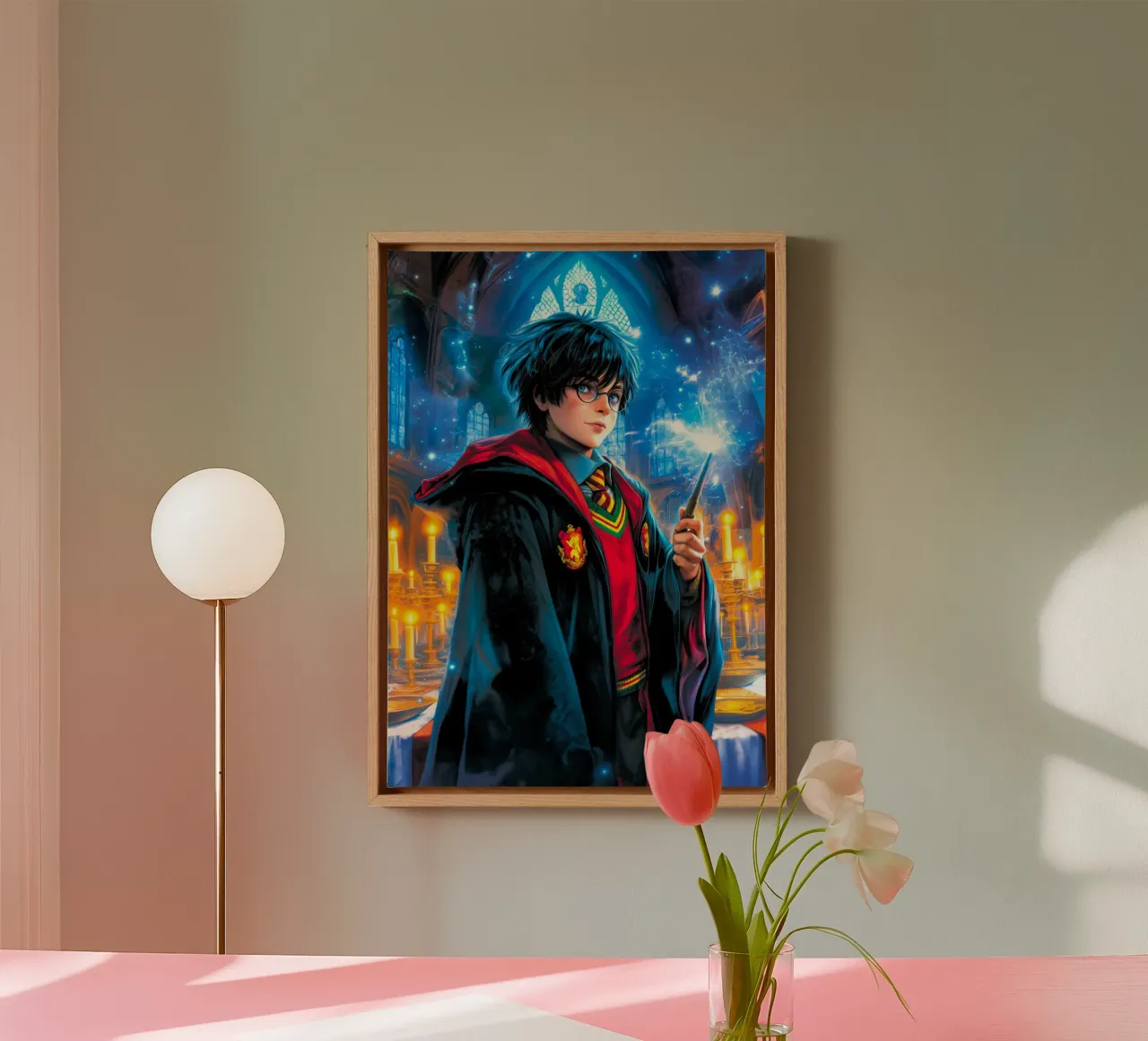 Harry Potter tela con Cornice a cassetta da Fleur de Lys