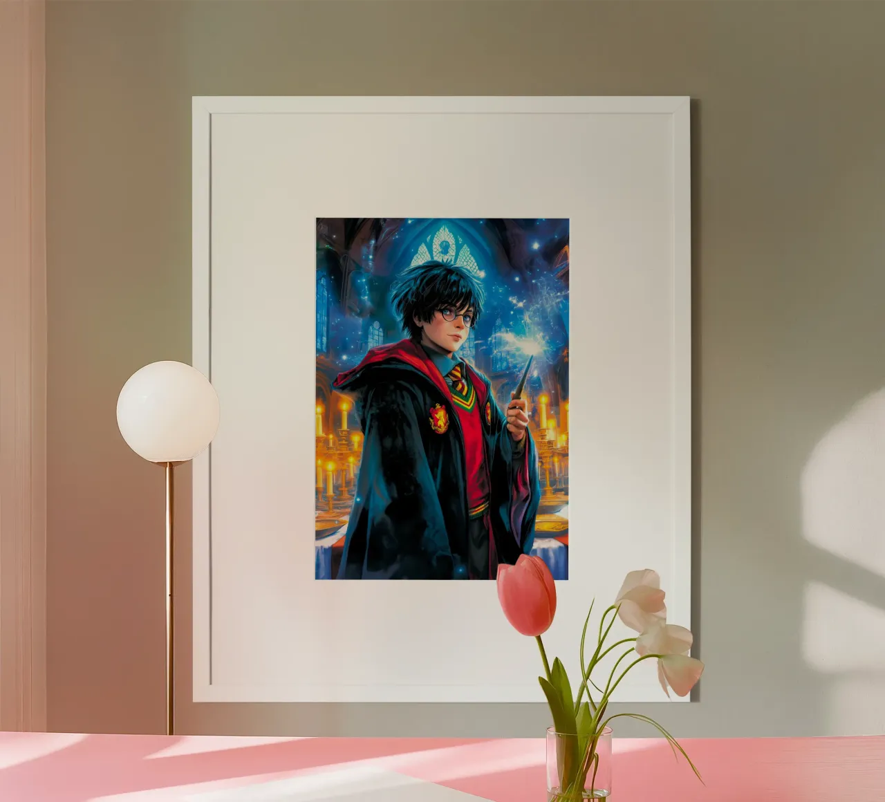 Harry Potter poster con telaio in plastica da Fleur de Lys