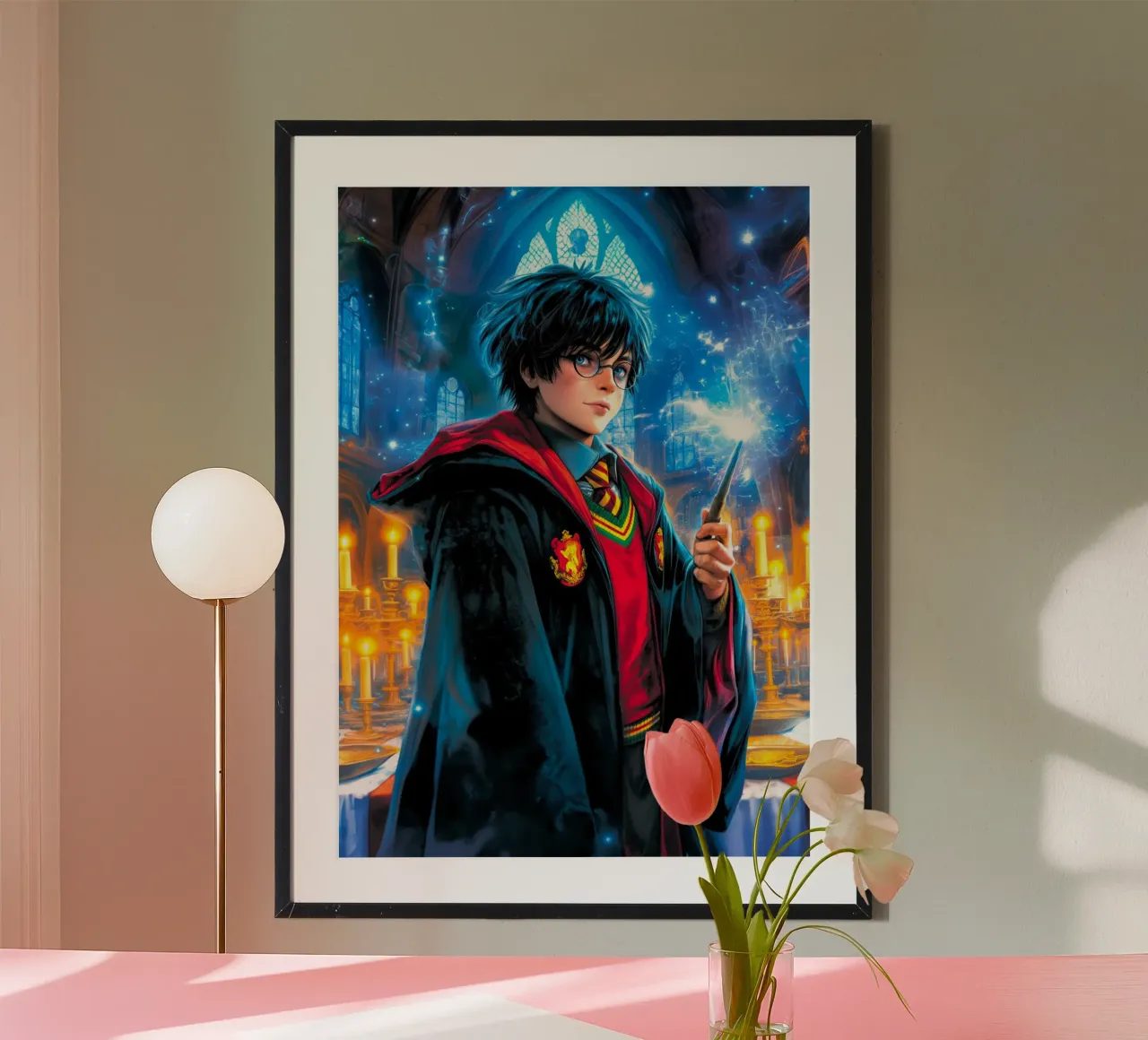 Harry Potter poster con telaio in plastica da Fleur de Lys