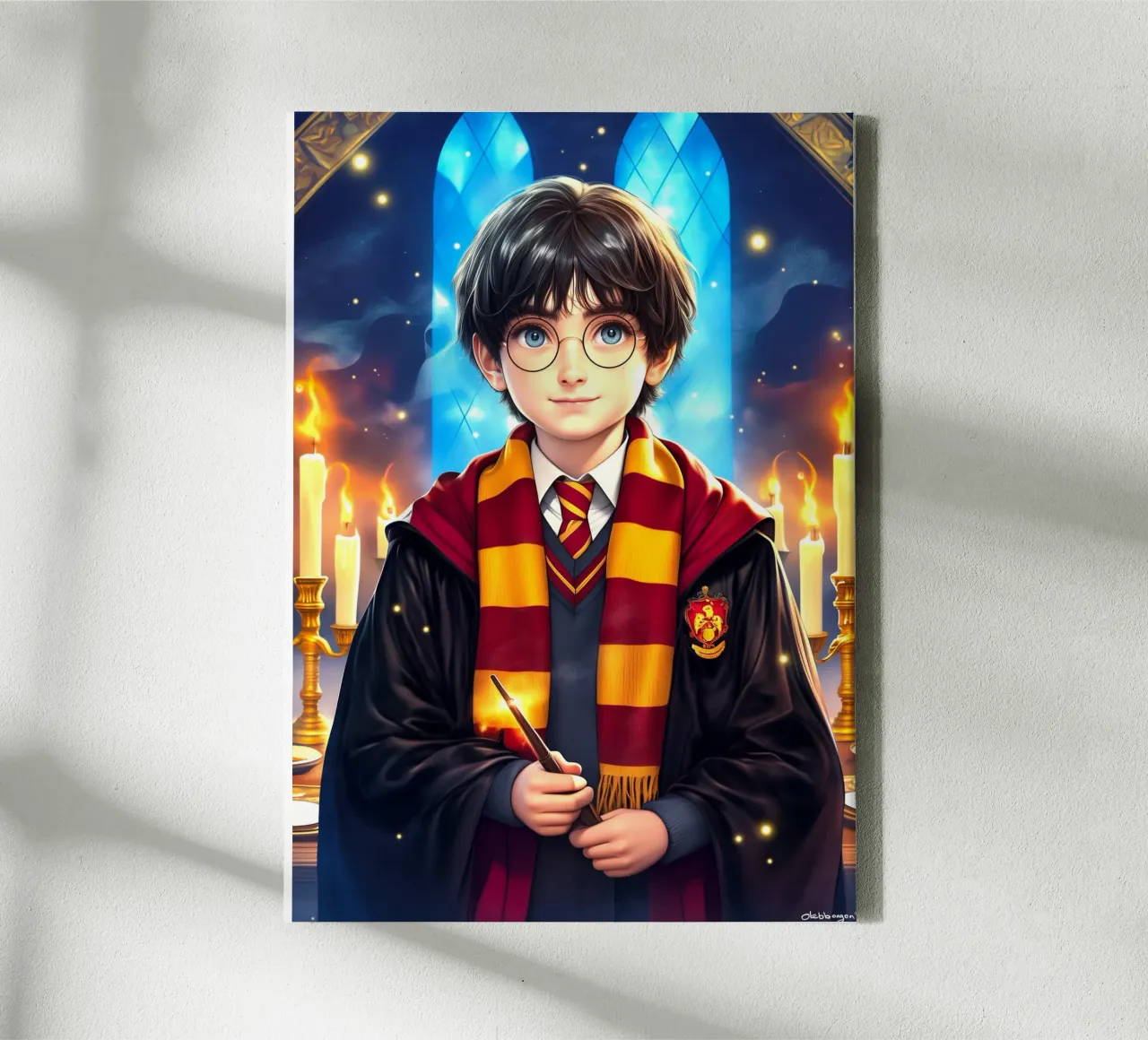 Harry Potter tela con Cornice a cassetta da Fleur de Lys