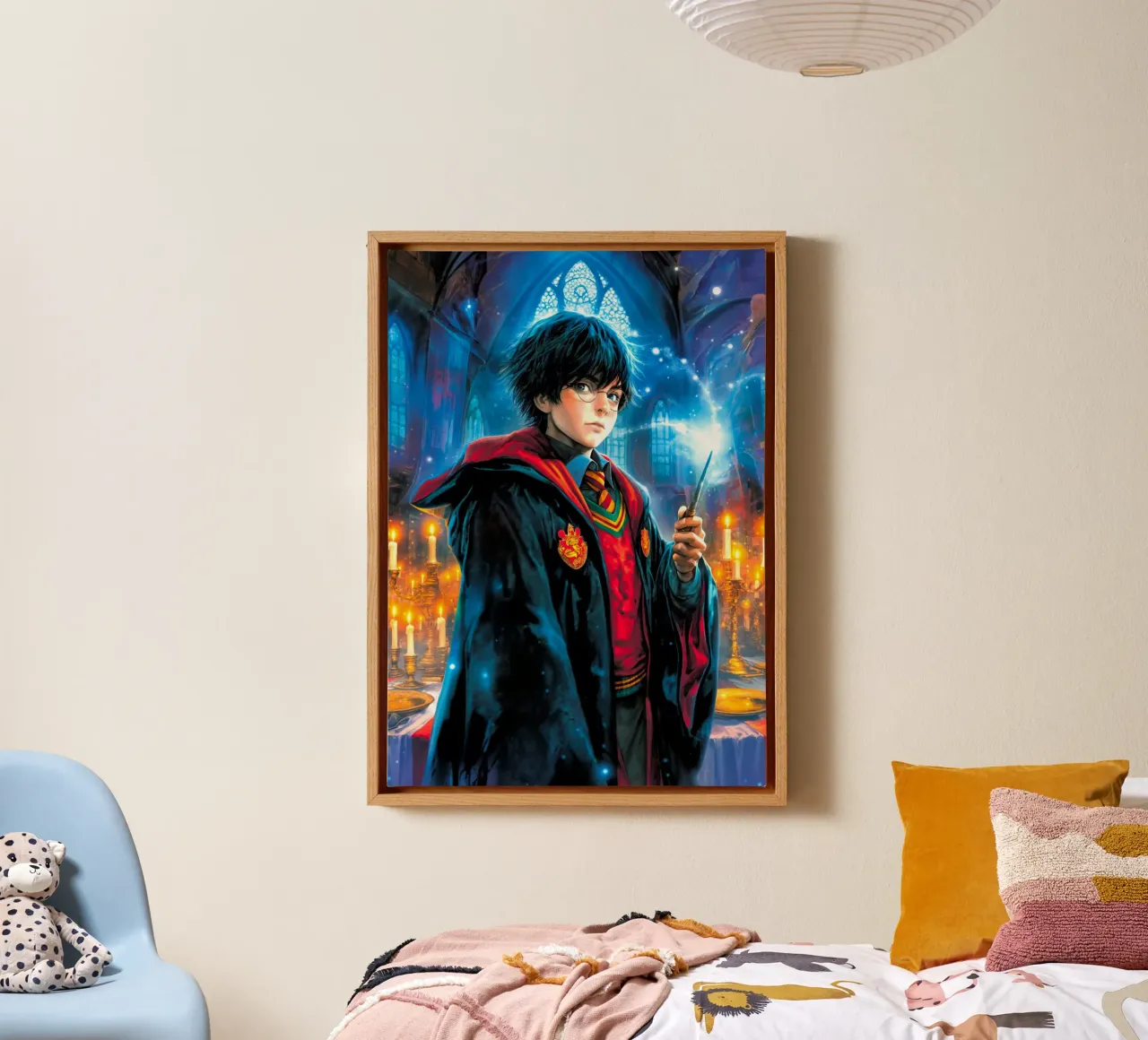 Harry Potter tela con Cornice a cassetta da Fleur de Lys