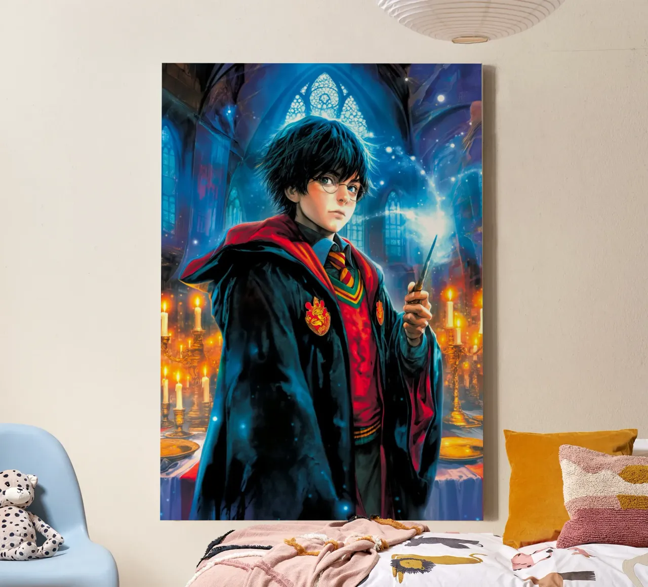 Harry Potter tela con Cornice a cassetta da Fleur de Lys