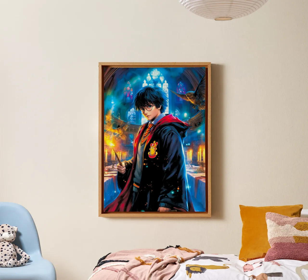 Harry Potter tela con Cornice a cassetta da Fleur de Lys