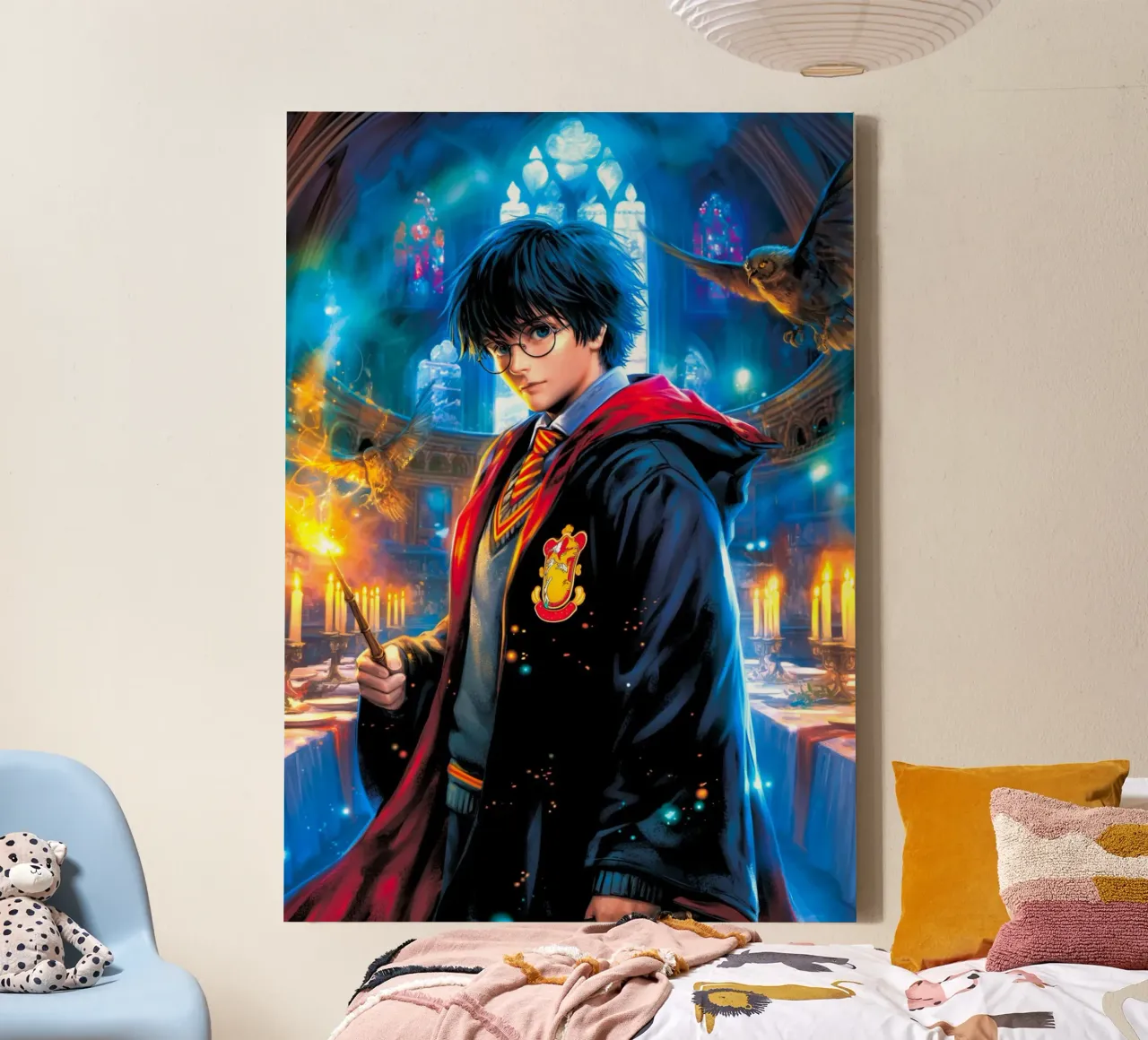 Harry Potter tela con Cornice a cassetta da Fleur de Lys
