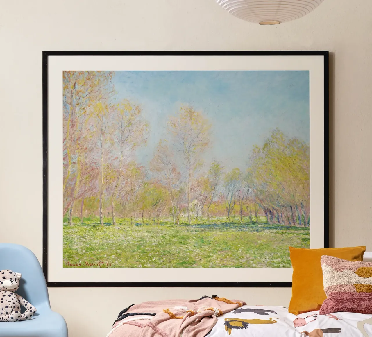 Claude Monet - Primavera a Giverny poster da Art History