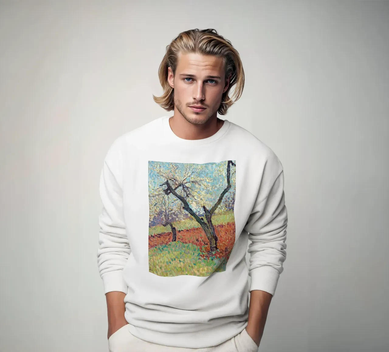 The Old Plum Trees sweatshirt by apoloprints