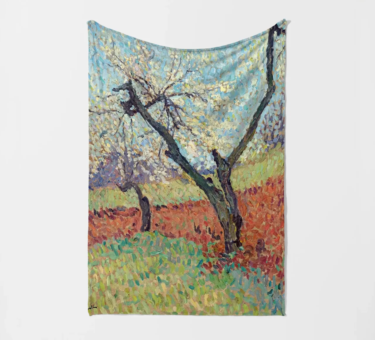 The Old Plum Trees coperta in pile da apoloprints