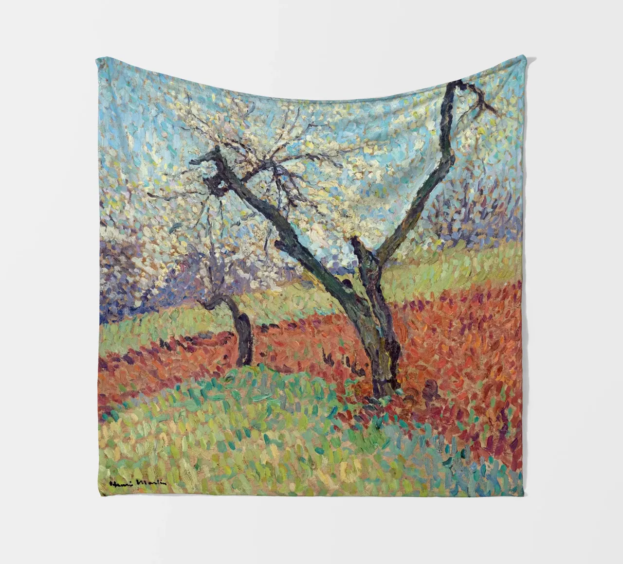 The Old Plum Trees coperta in pile da apoloprints