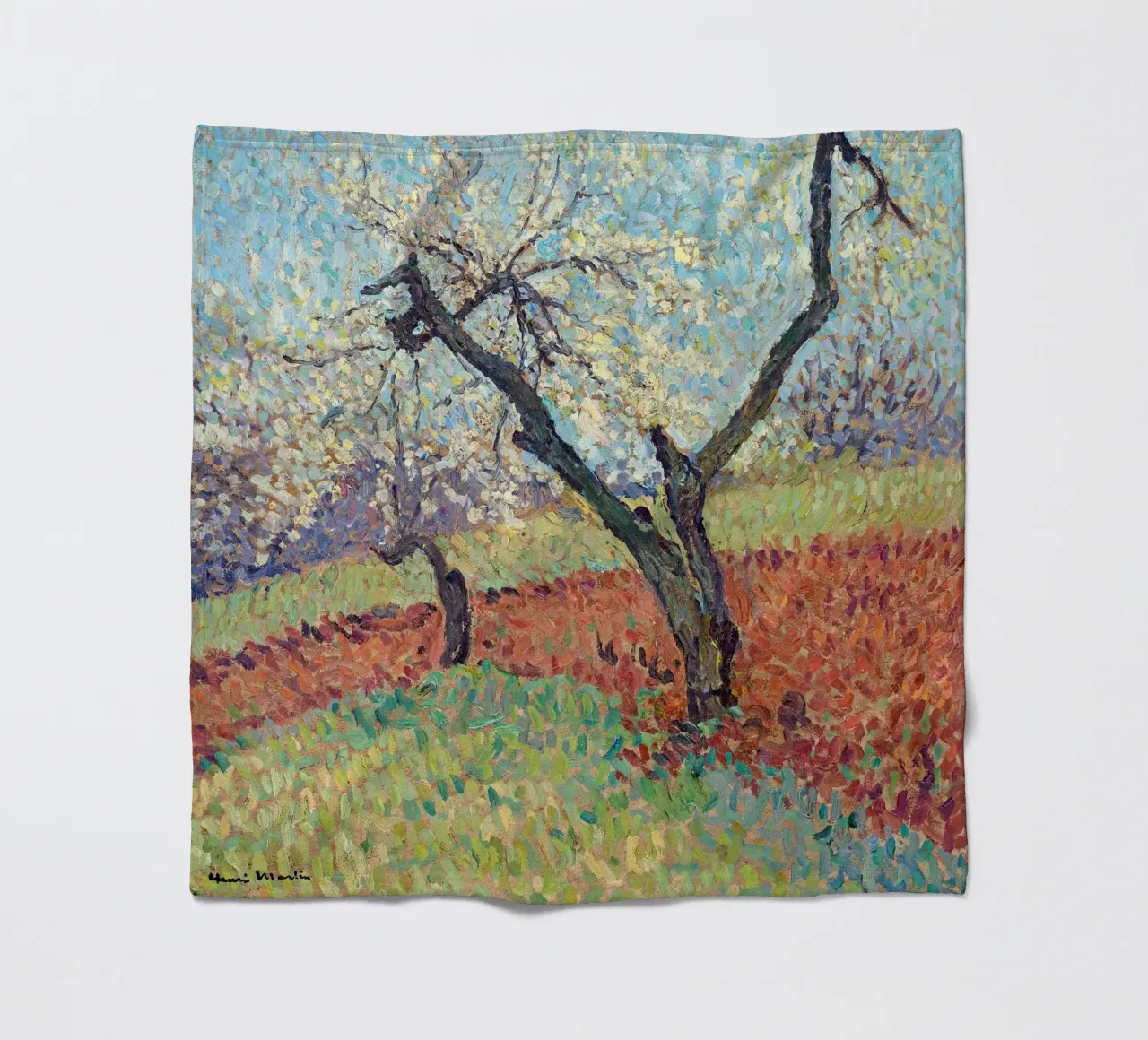The Old Plum Trees coperta in pile da apoloprints