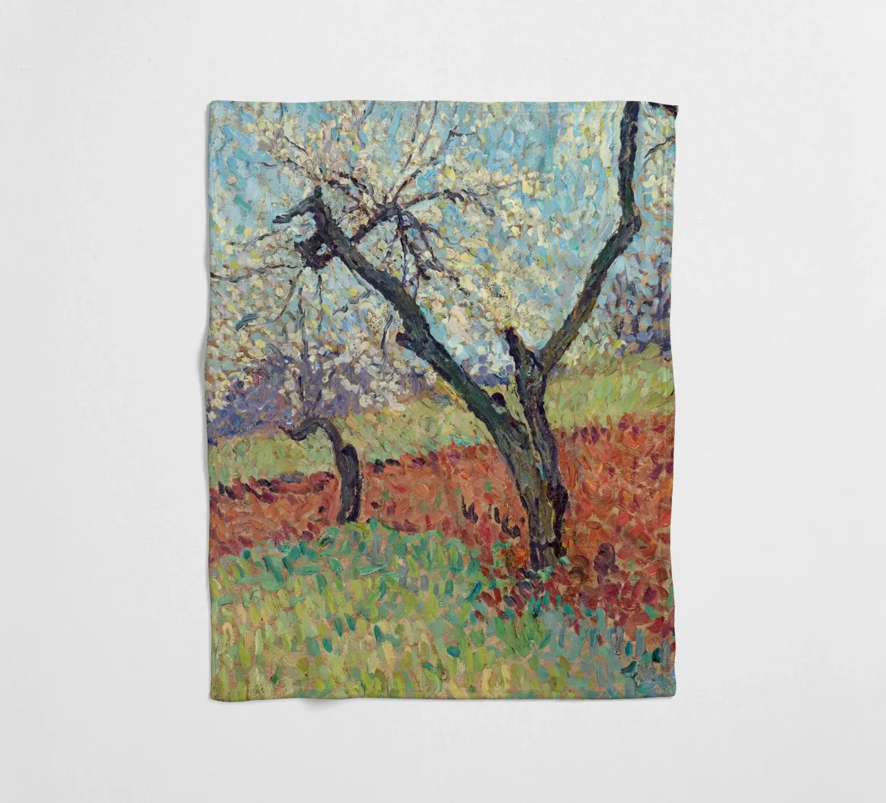 The Old Plum Trees coperta in pile da apoloprints