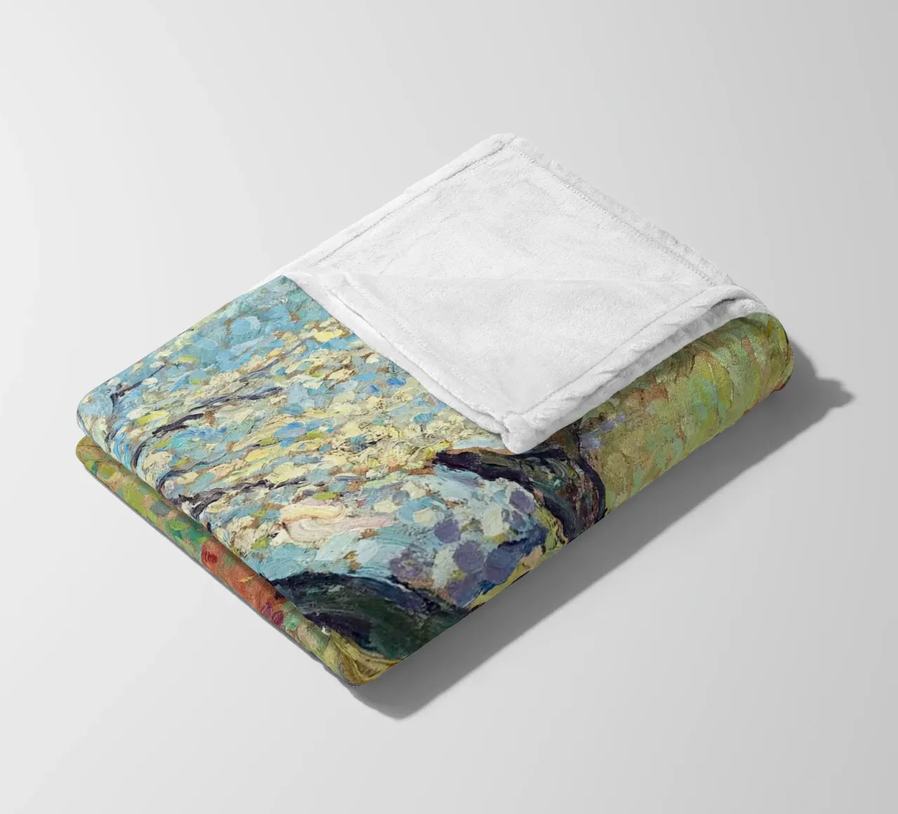 The Old Plum Trees coperta in pile da apoloprints