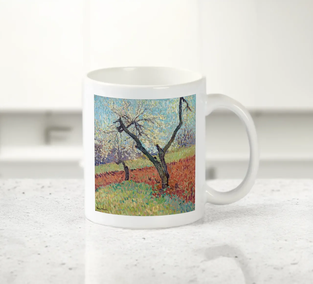 The Old Plum Trees tazza in ceramica da apoloprints