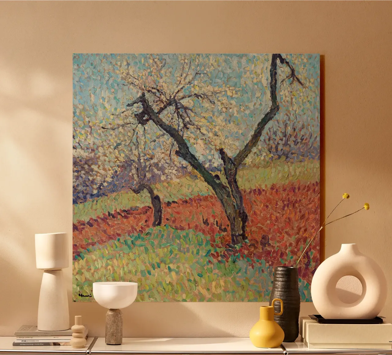 The Old Plum Trees plexiglass da apoloprints