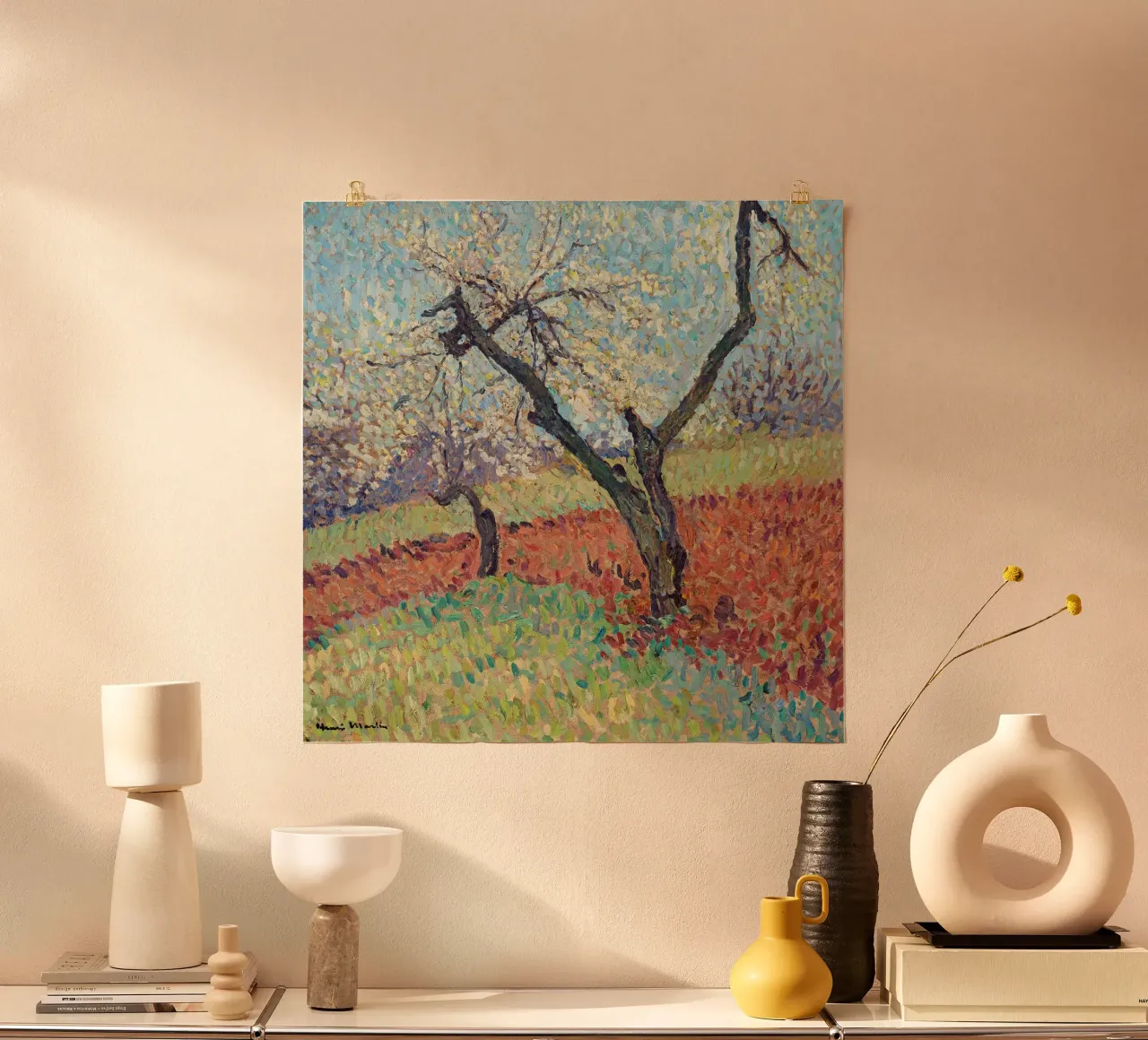 The Old Plum Trees poster da apoloprints