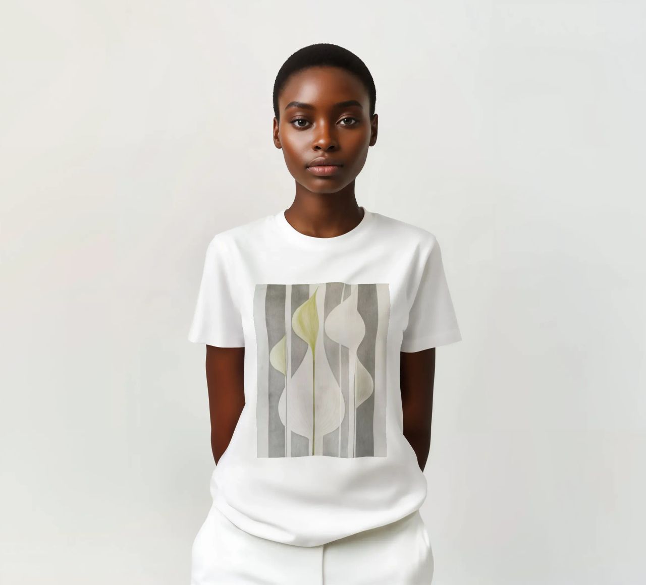Astratto botanico t-shirt da Imagine