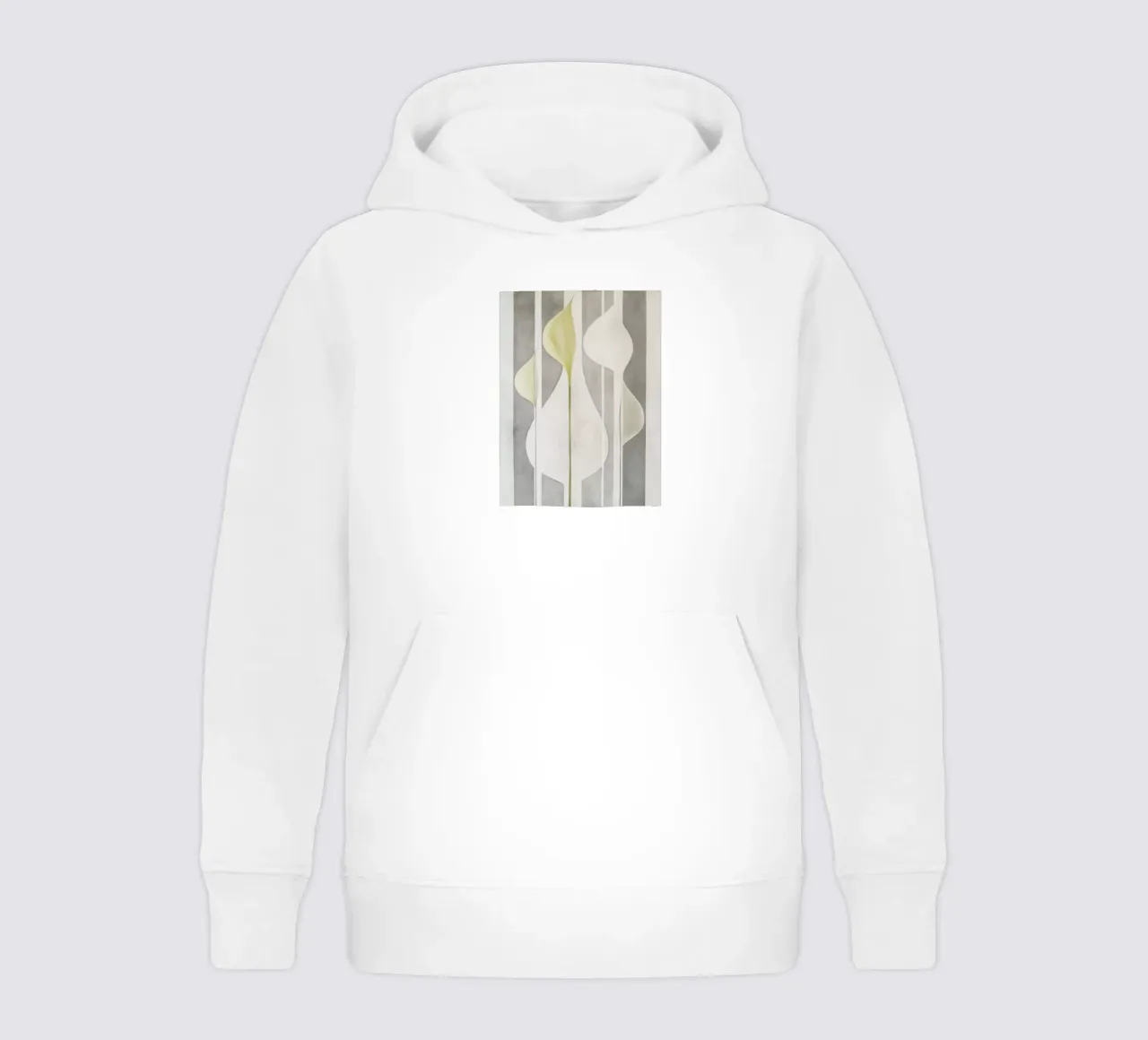 Astratto botanico felpa bambino con cappuccio da Imagine