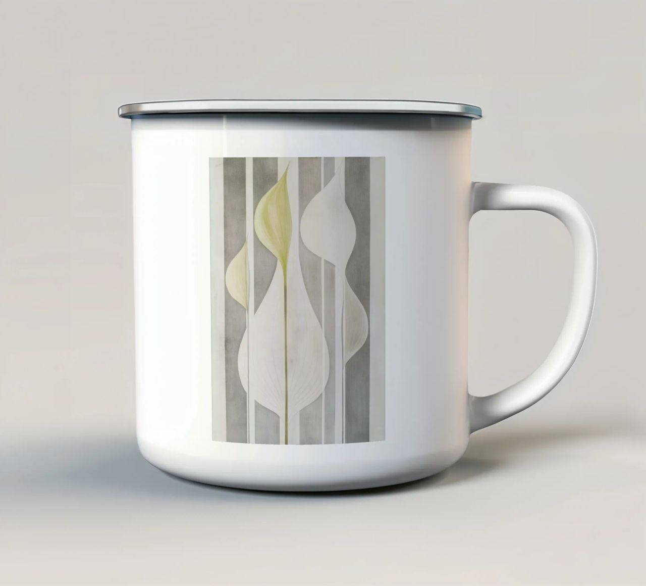 Astratto botanico tazza in smalto da Imagine