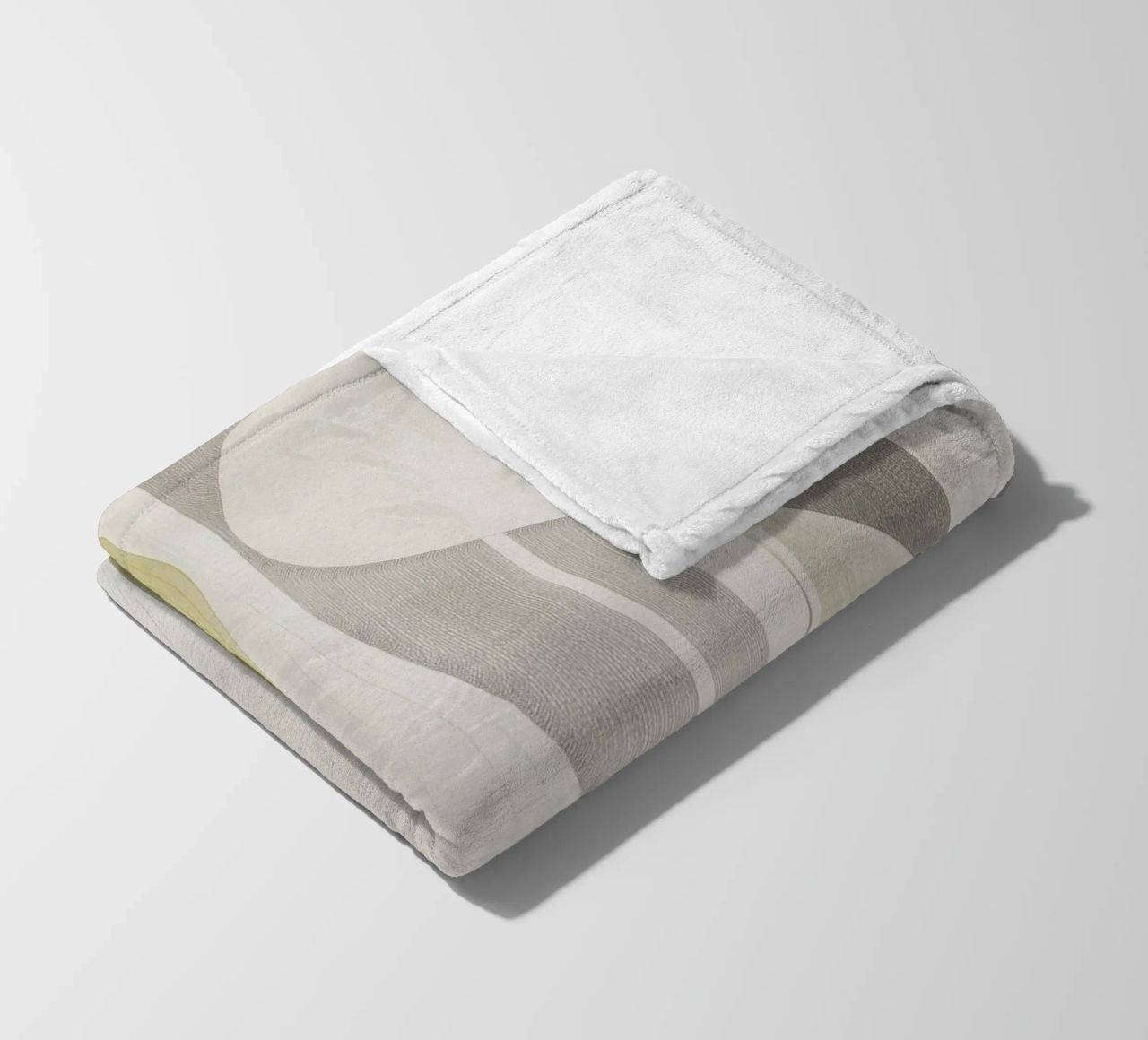 Astratto botanico coperta in pile da Imagine