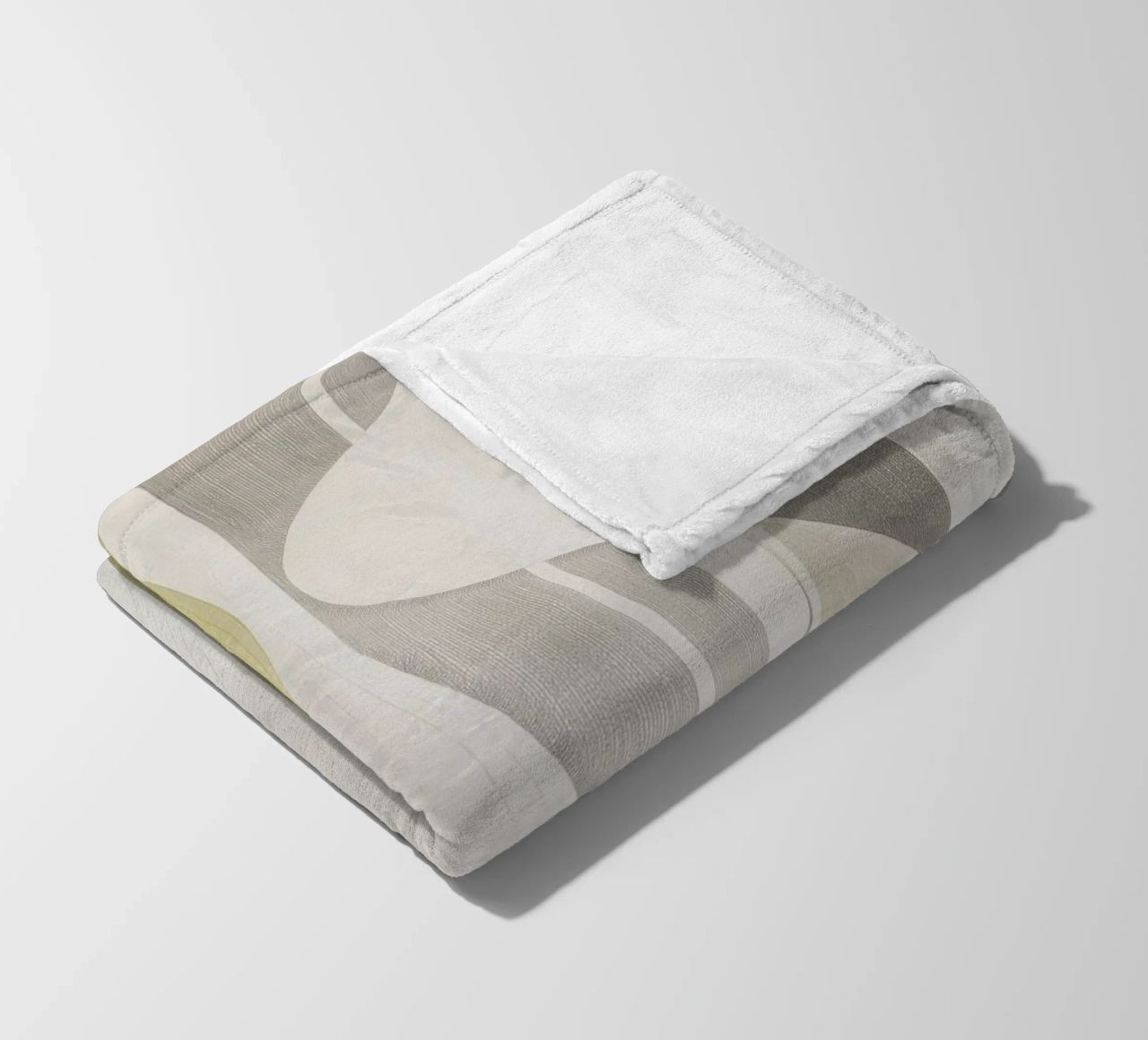 Astratto botanico coperta in pile da Imagine