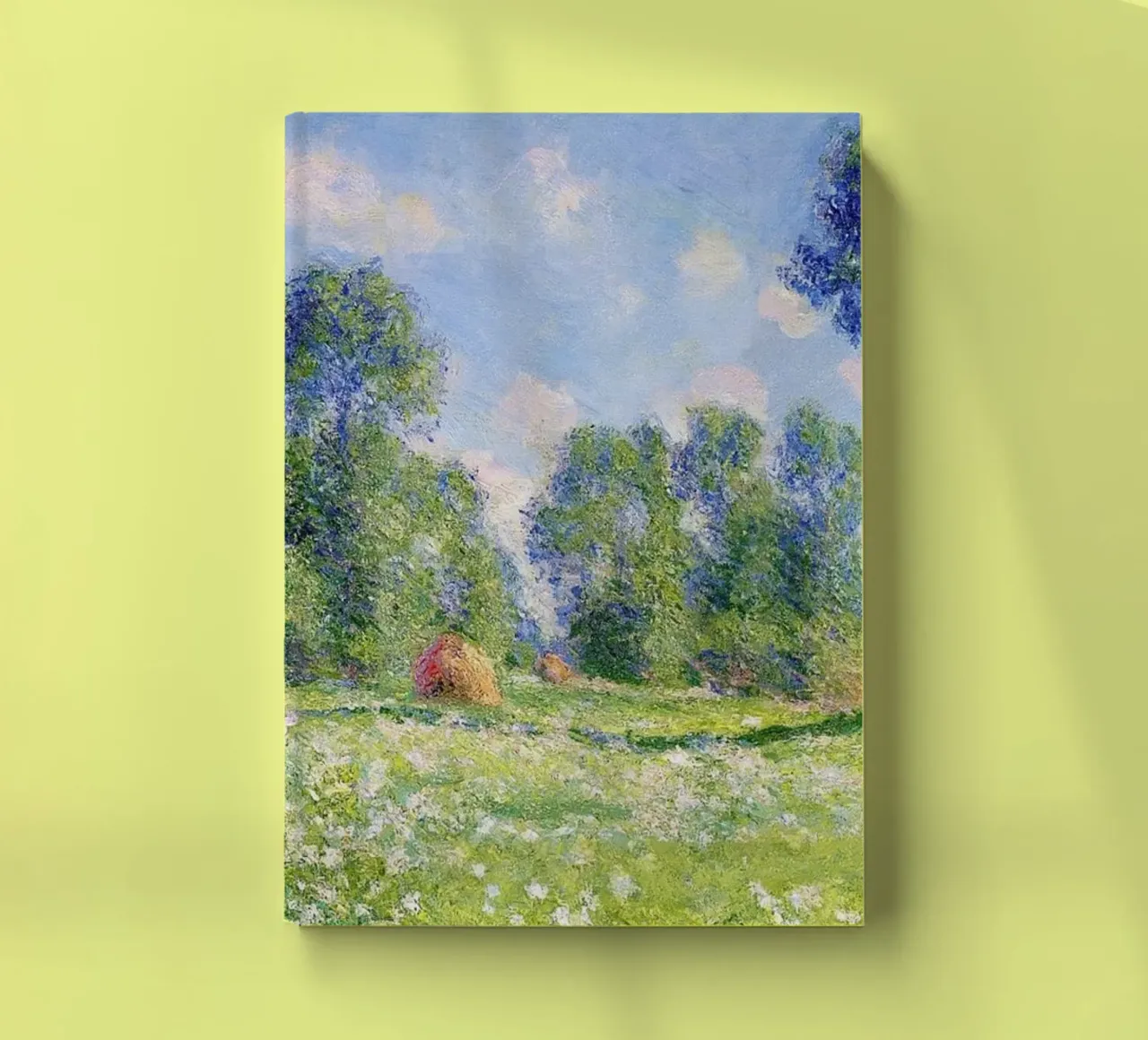 Claude Monet – Effect of Spring at Giverny notebook by Jolie Prints