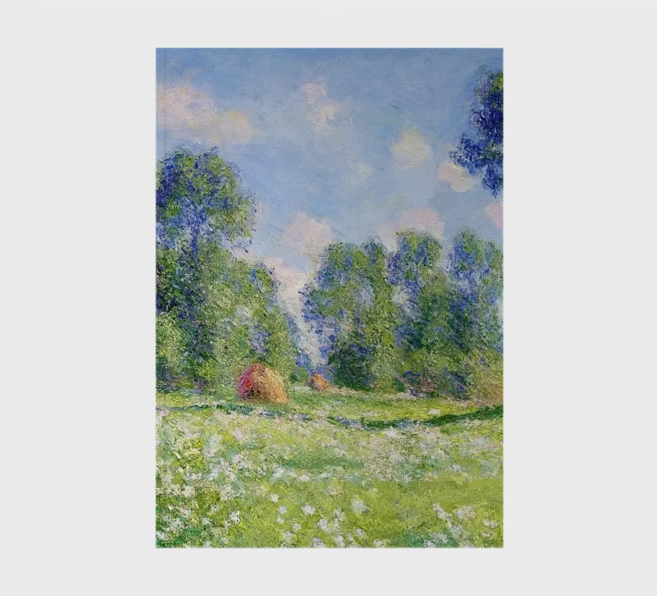 Claude Monet – Effect of Spring at Giverny notebook by Jolie Prints