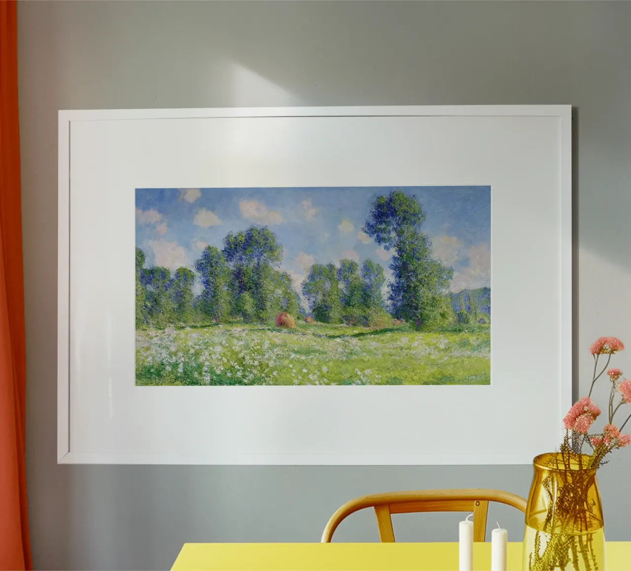 Claude Monet – Effect of Spring at Giverny poster by Art History