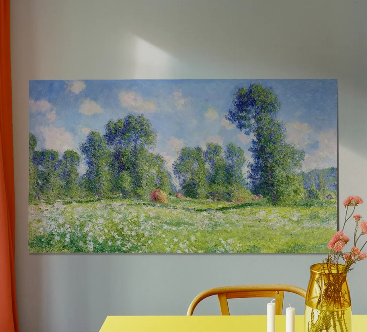 Claude Monet – Effect of Spring at Giverny poster by Art History
