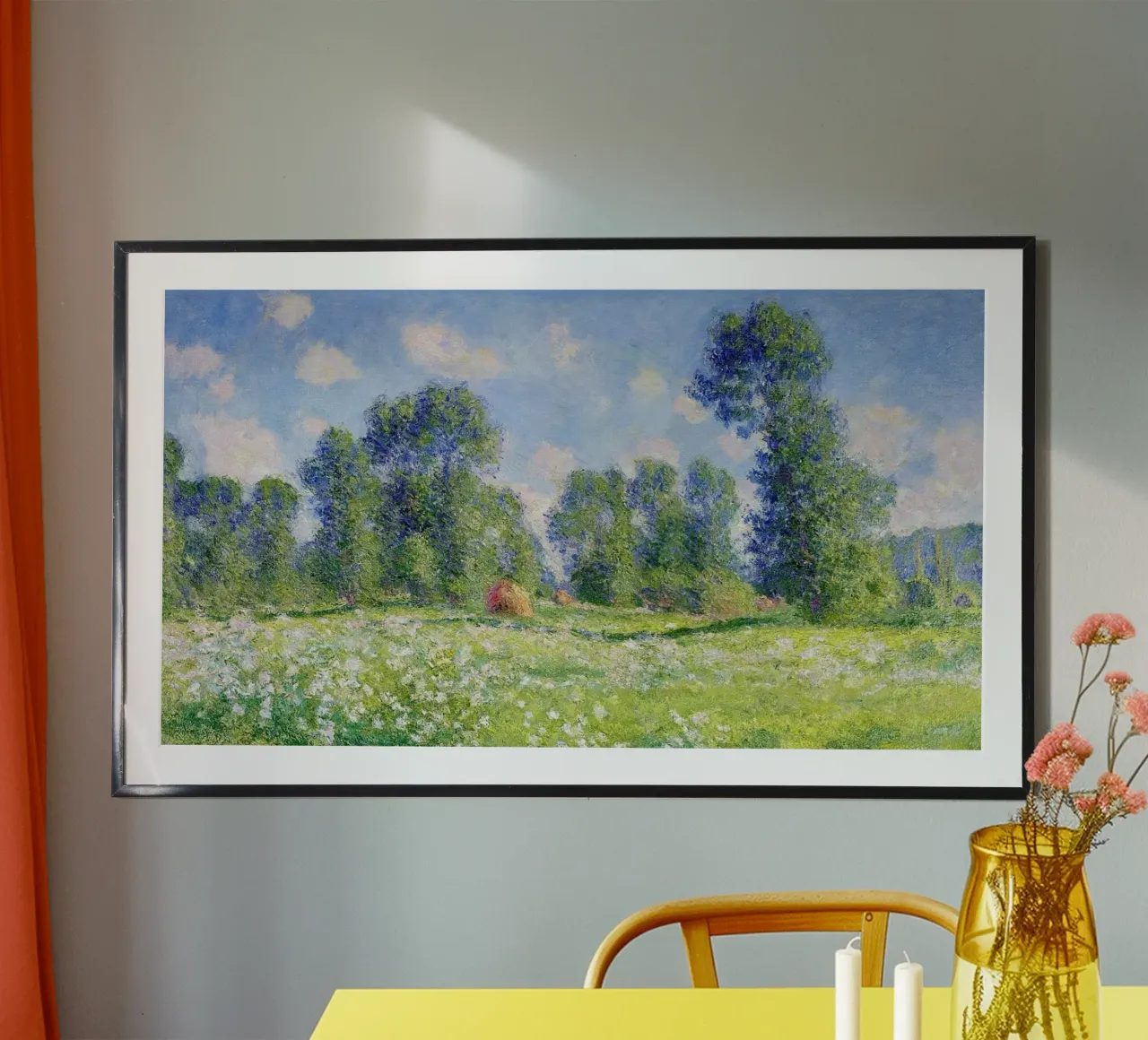 Claude Monet – Effect of Spring at Giverny poster by Art History