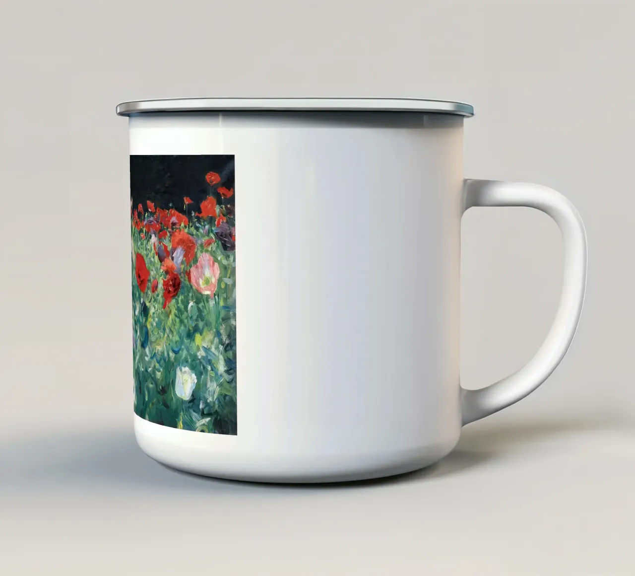 Poppies tazza in smalto da apoloprints