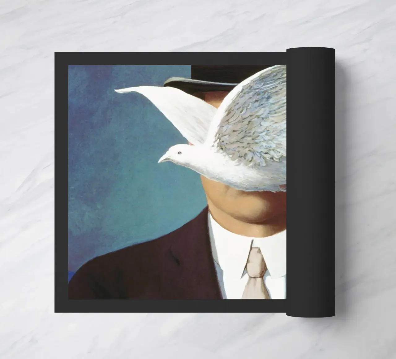 René Magritte - Uomo con bombetta zerbino da Classic Art Prints