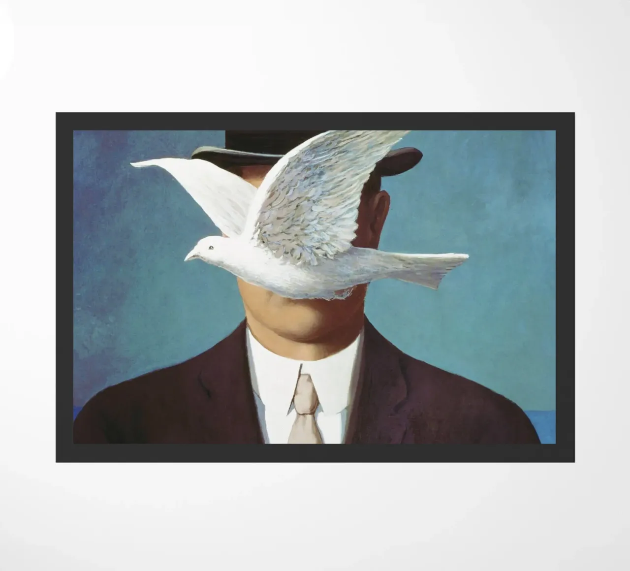 René Magritte - Uomo con bombetta zerbino da Classic Art Prints