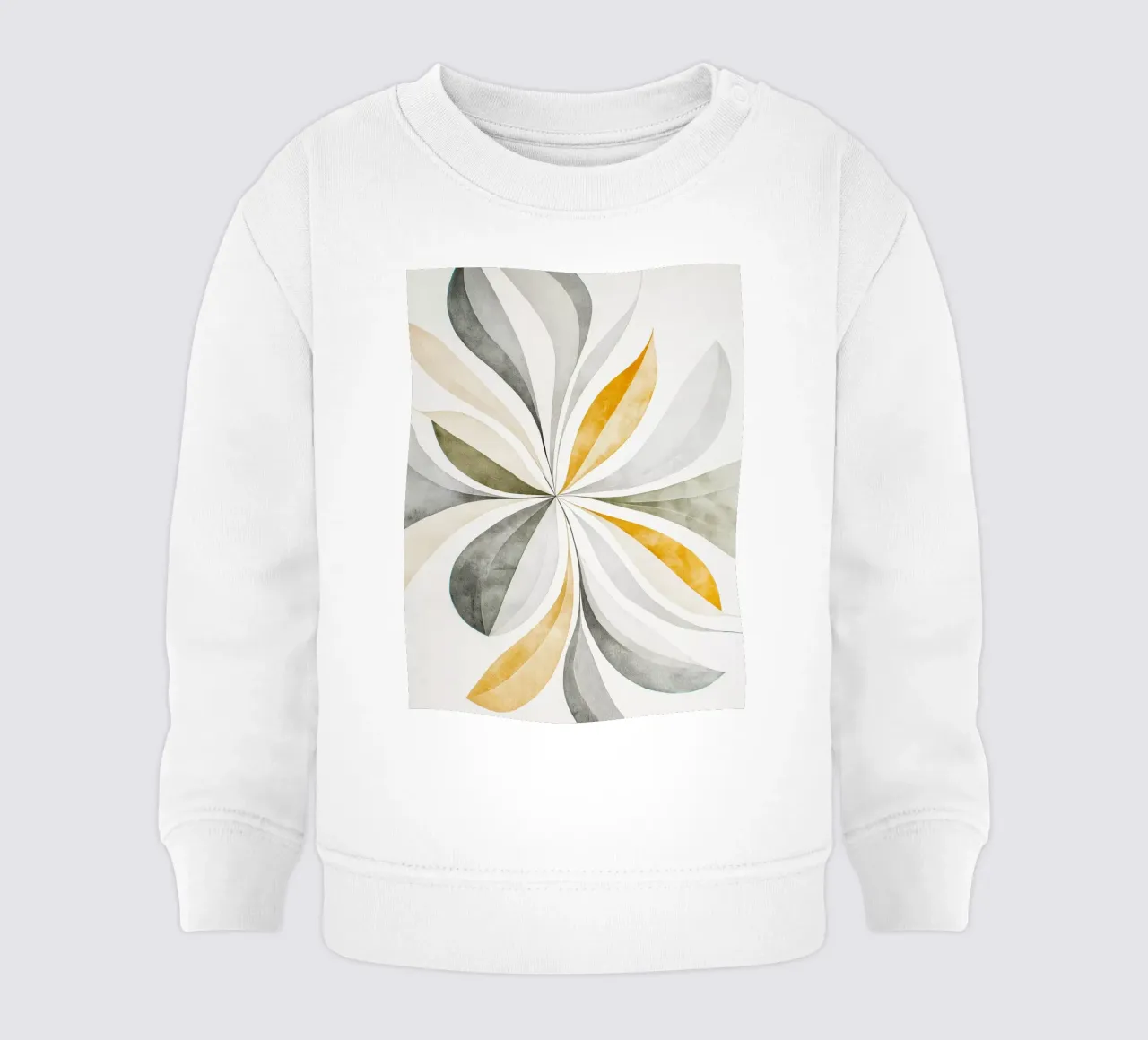 Fiore astratto felpa neonato da Imagine