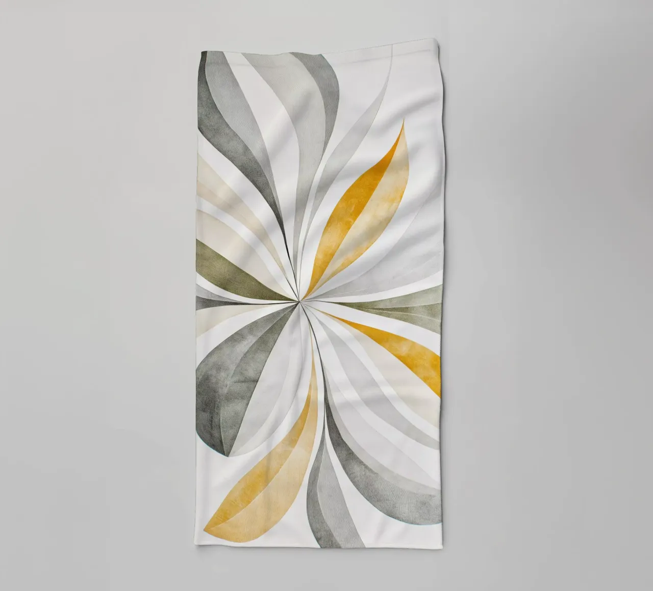 Flower abstract towel by Imagine