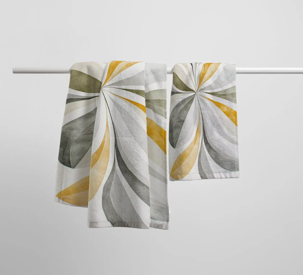 Flower abstract towel by Imagine