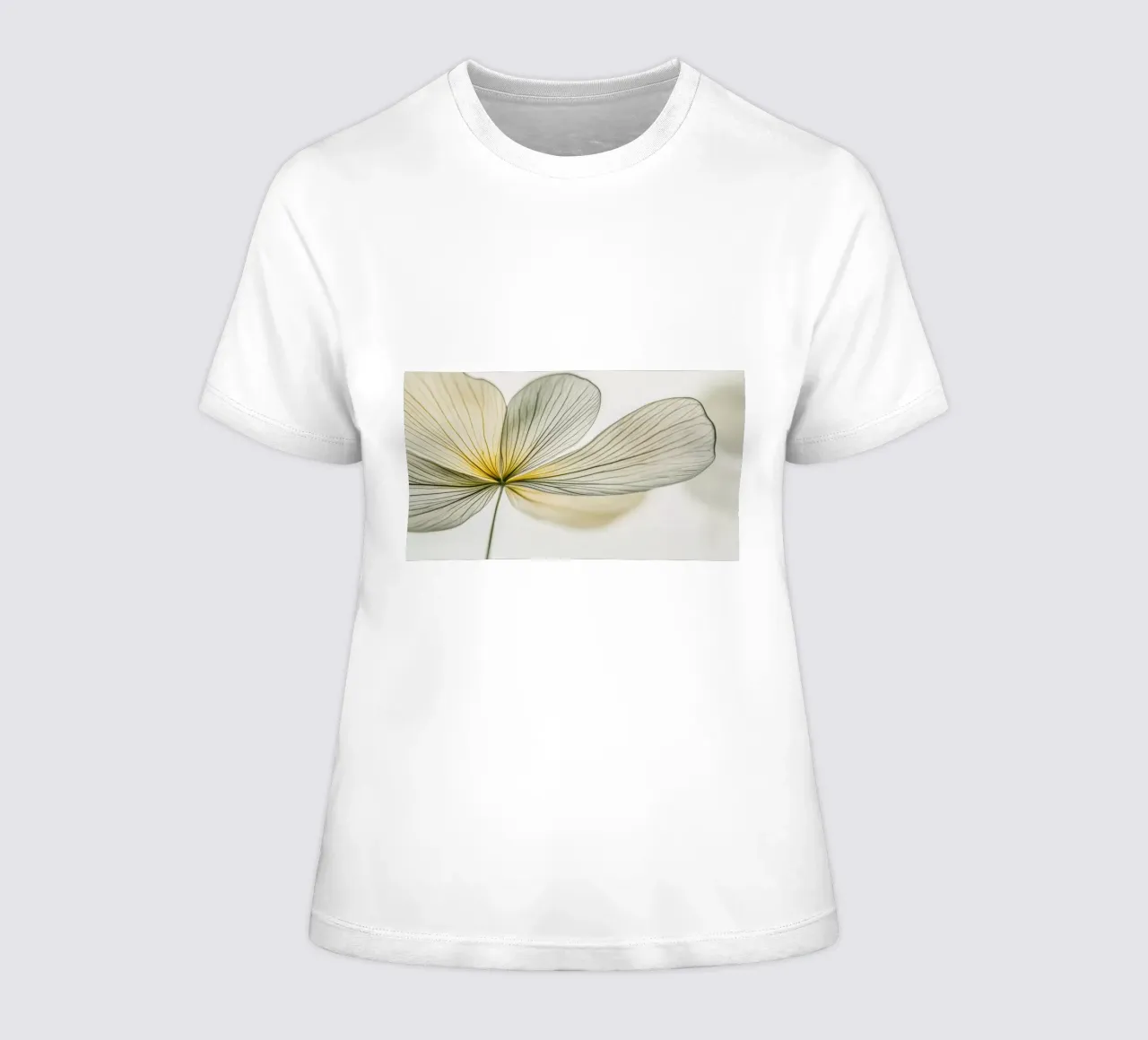 Fleur abstraite t-shirt ajusté pour femmes de Imagine