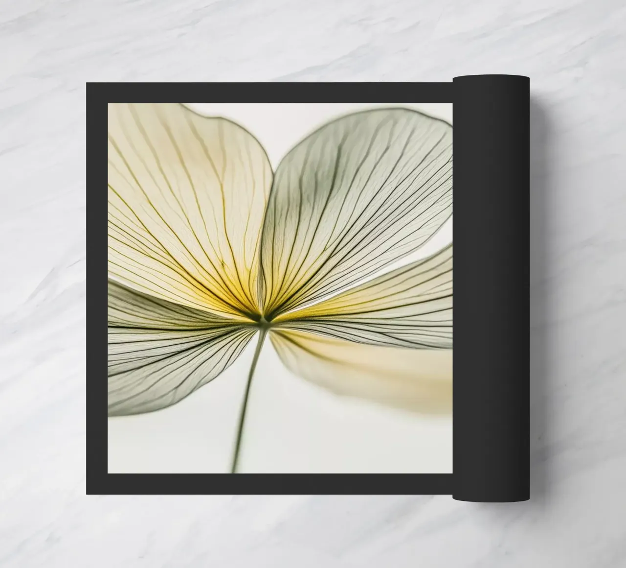 Fiore astratto zerbino da Imagine