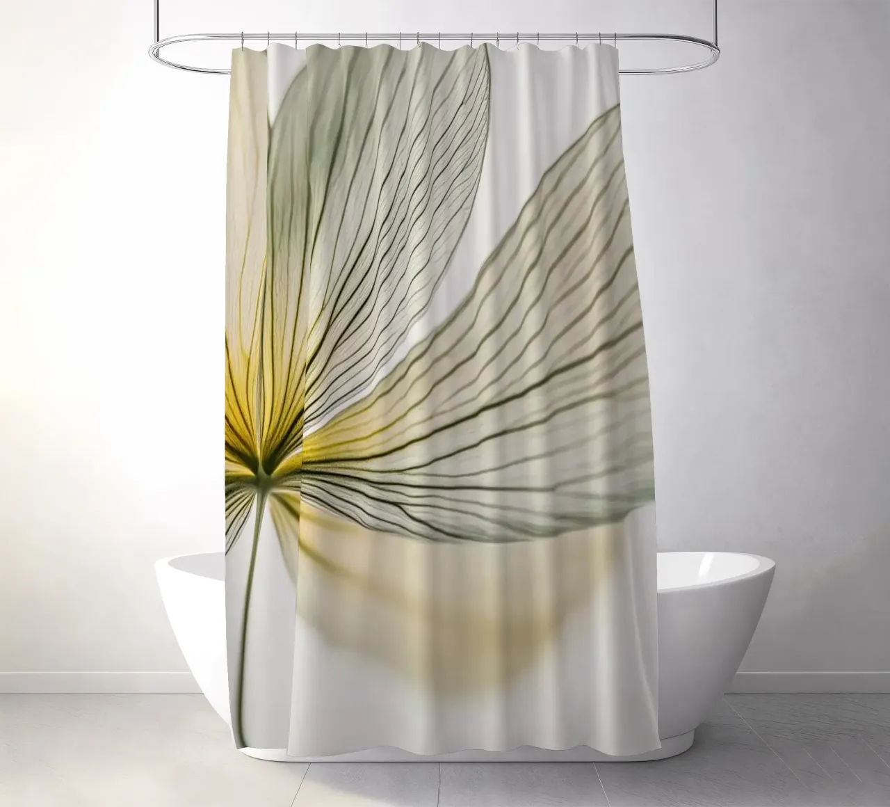 Fleur abstraite rideau de douche de Imagine