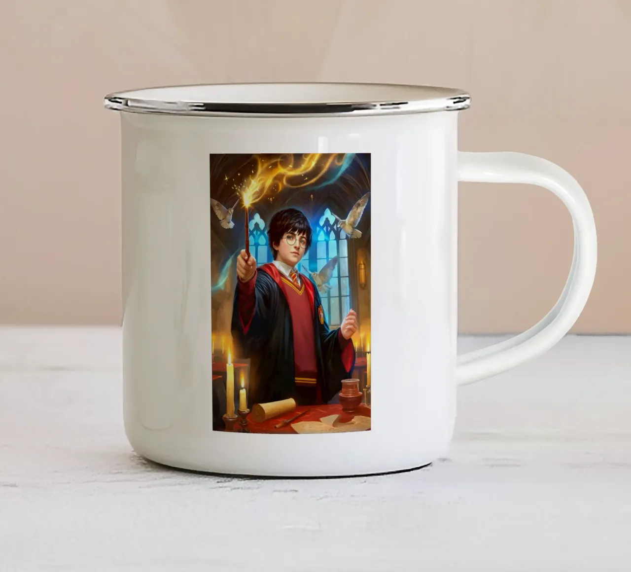 Harry Potter tazza in smalto da Stellar Creative