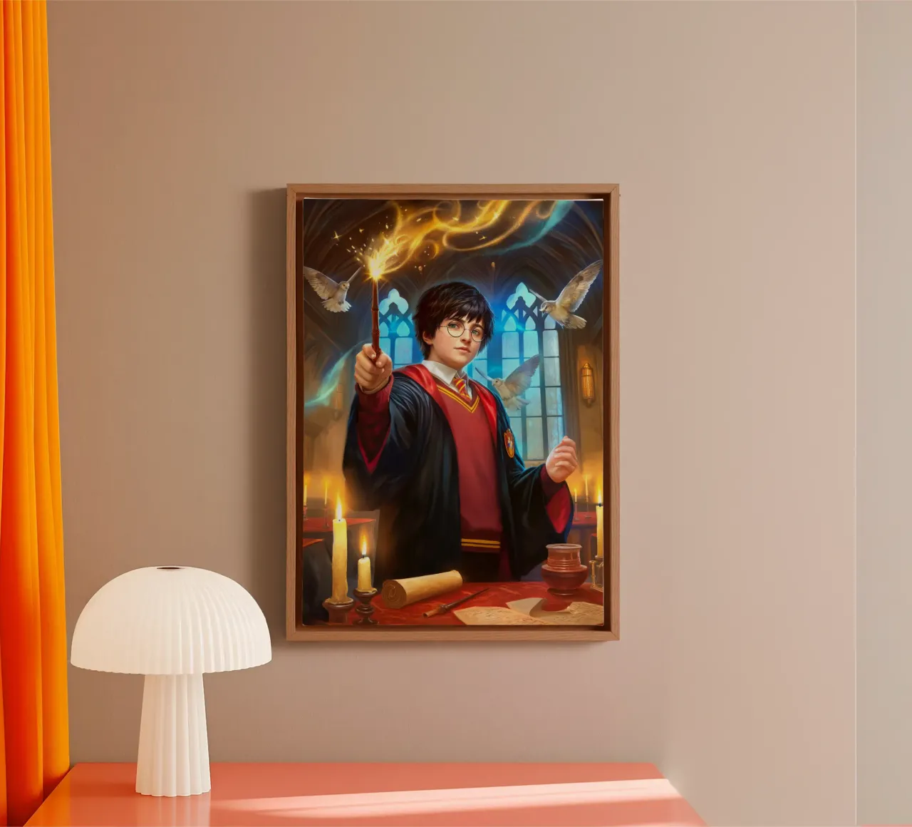 Harry Potter tela con Cornice a cassetta da Stellar Creative