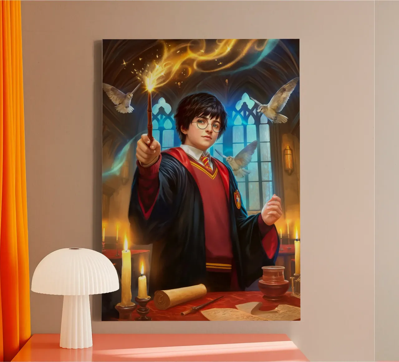 Harry Potter tela con Cornice a cassetta da Stellar Creative